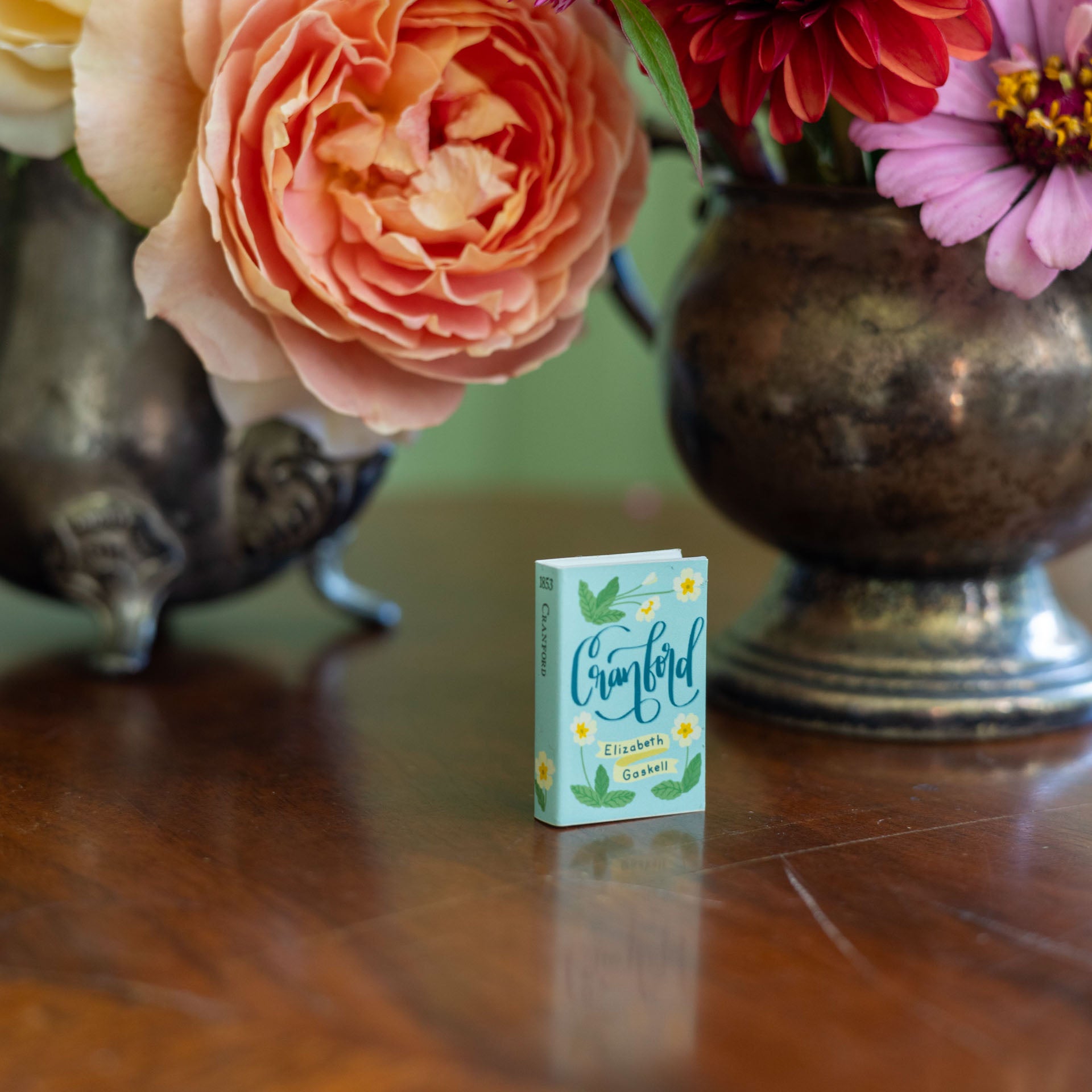 Cranford Mini Book Magnet | Elizabeth Gaskell Gift | Literary Fridge Magnet | Miniature Classic Book