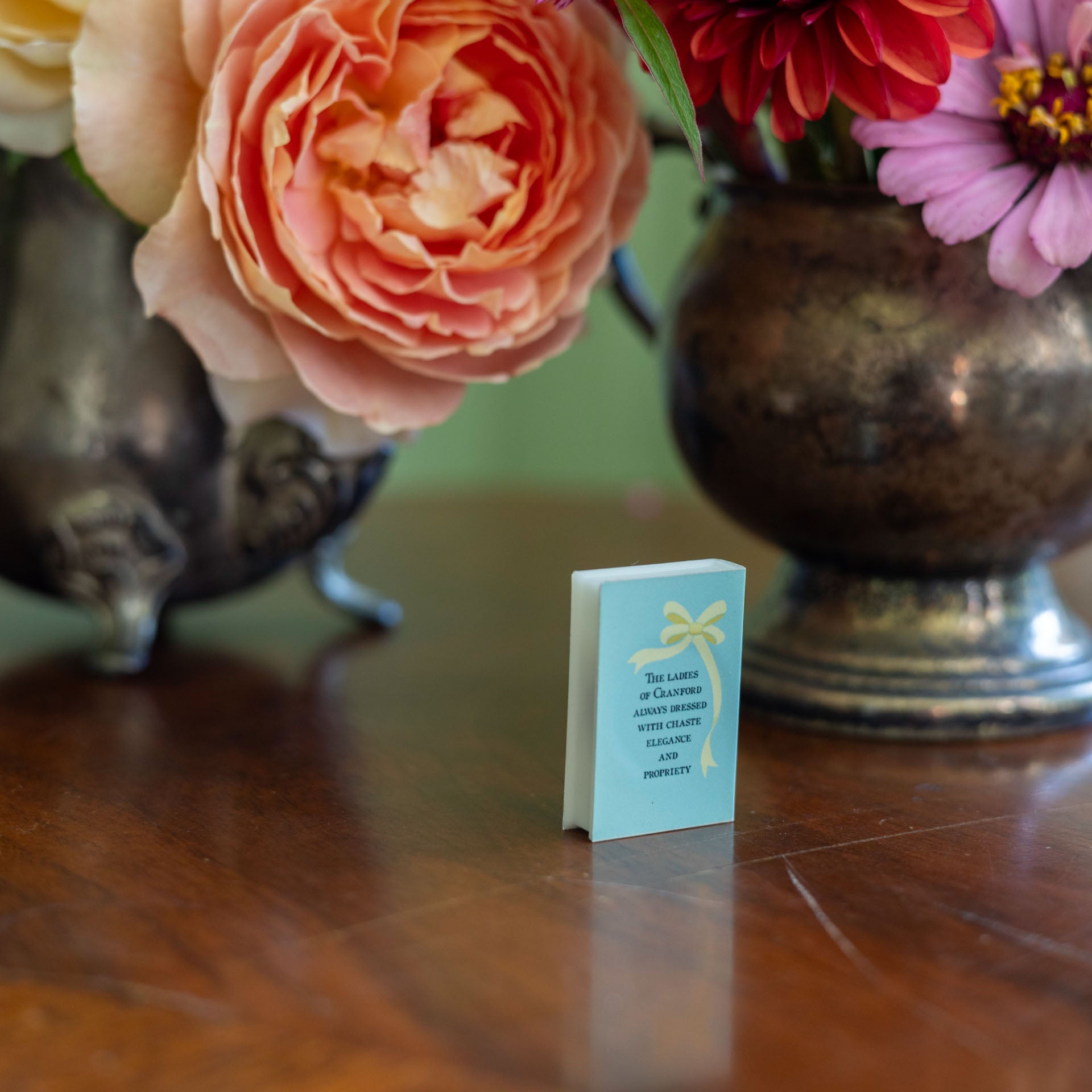 Cranford Mini Book Magnet | Elizabeth Gaskell Gift | Literary Fridge Magnet | Miniature Classic Book