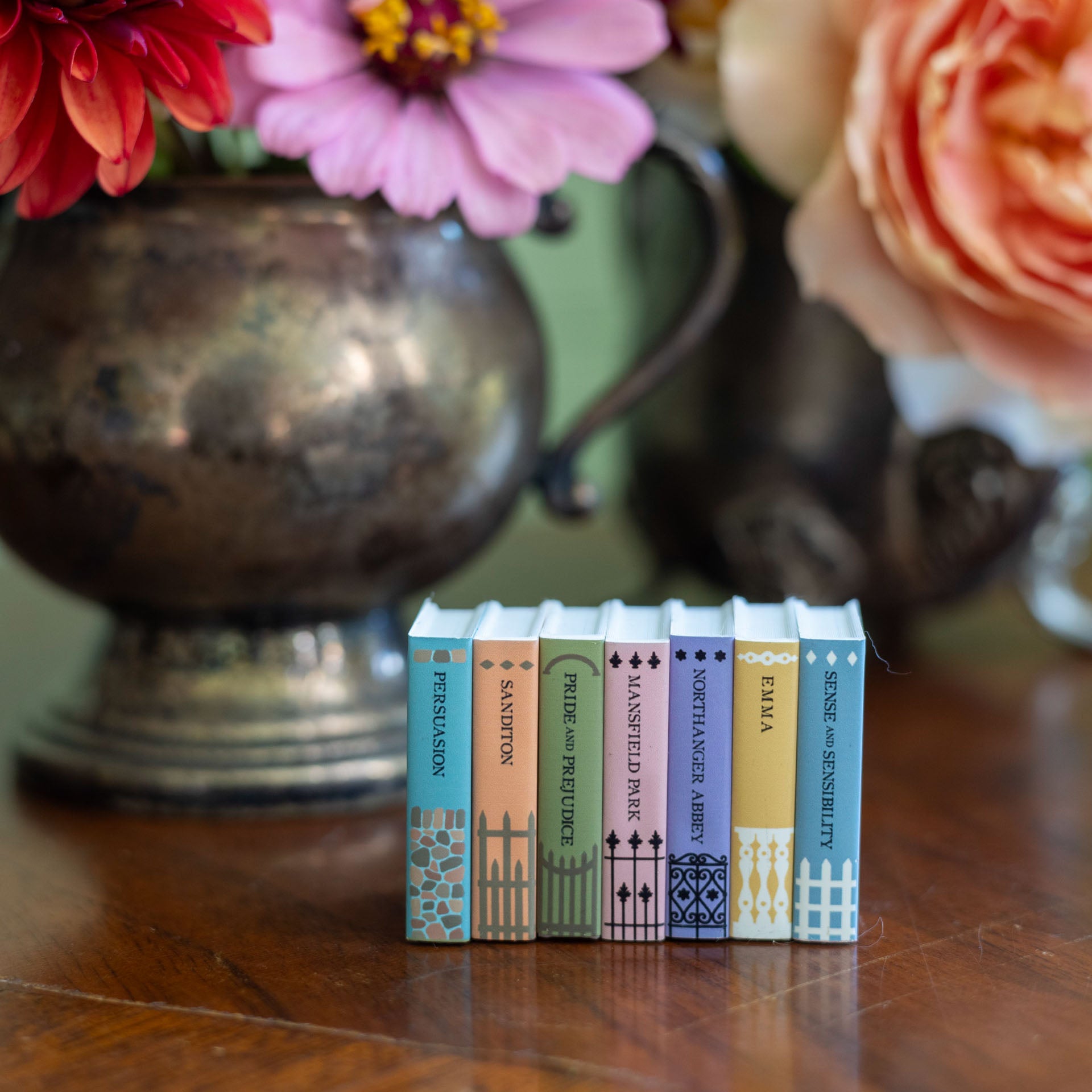 Sense and Sensibility Mini Book Magnet | Jane Austen Gift | Miniature Classic Book | Literary Fridge Magnet
