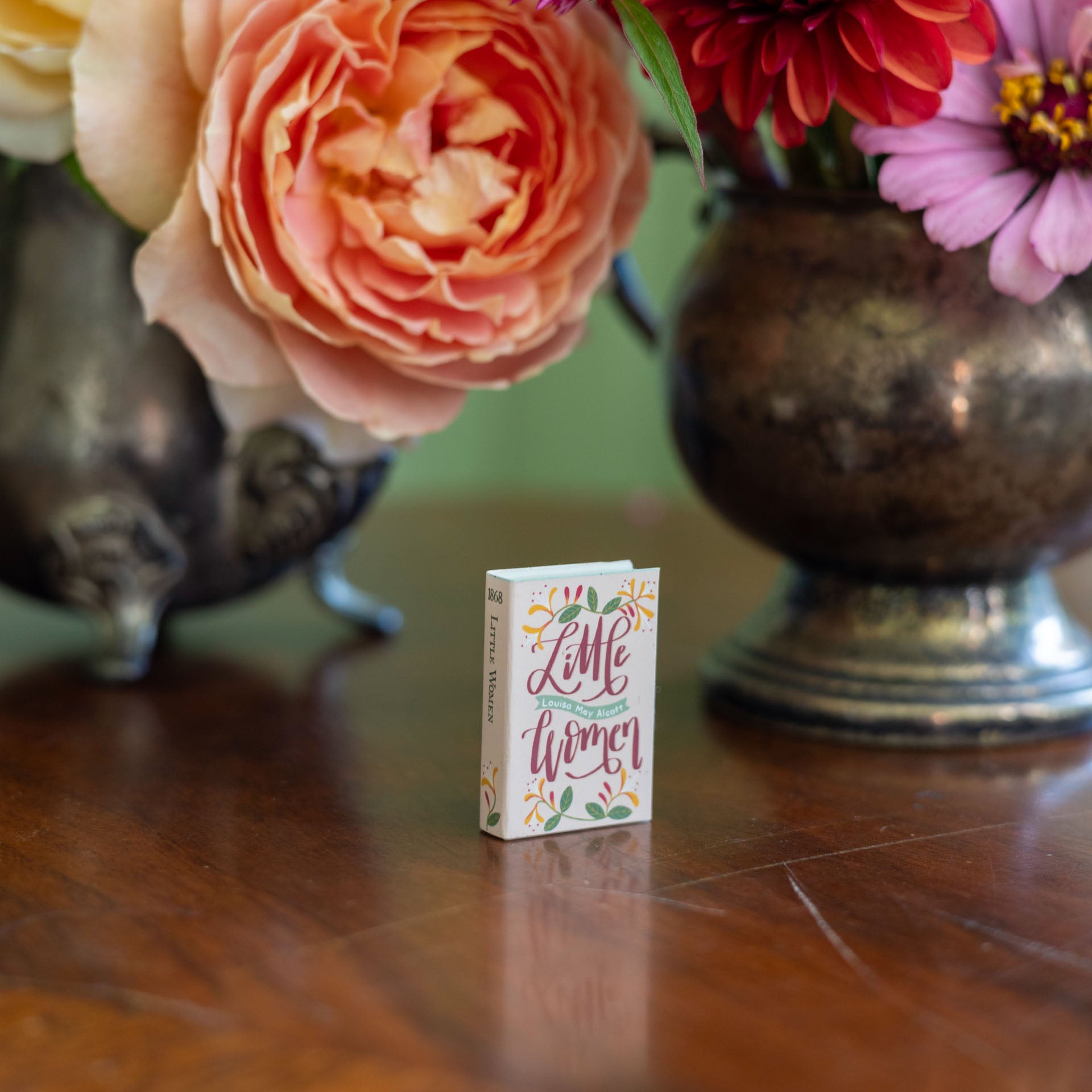 Little Women Mini Book Magnet | Louisa May Alcott Book Lover Gift | Literary Fridge Magnet | Miniature Classic Book
