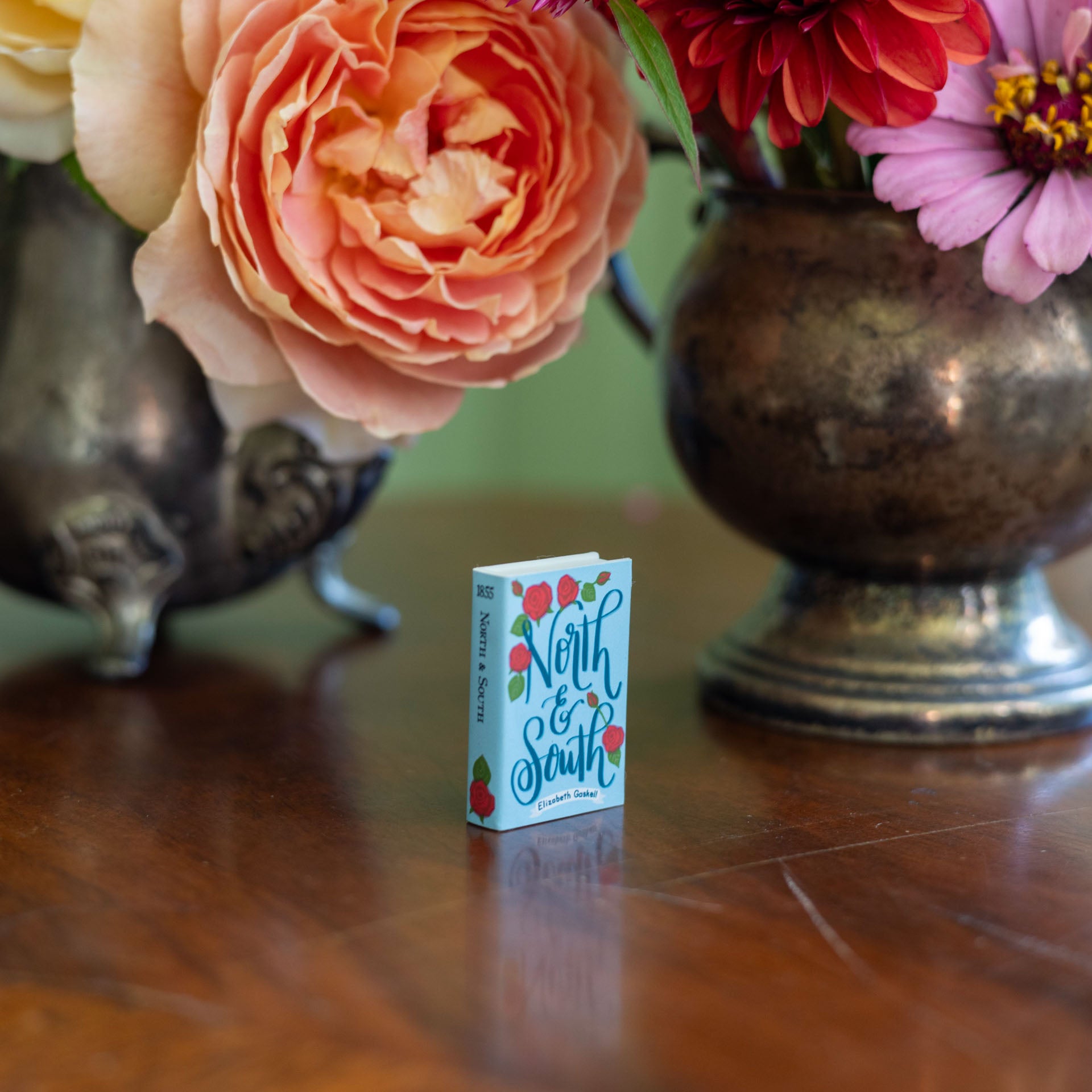 North and South Mini Book Magnet | Elizabeth Gaskell Gift | Literary Fridge Magnet | Miniature Classic Book