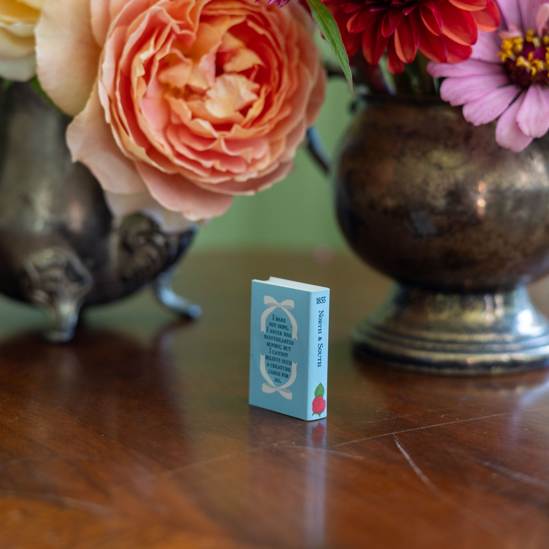 North and South Mini Book Magnet | Elizabeth Gaskell Gift | Literary Fridge Magnet | Miniature Classic Book